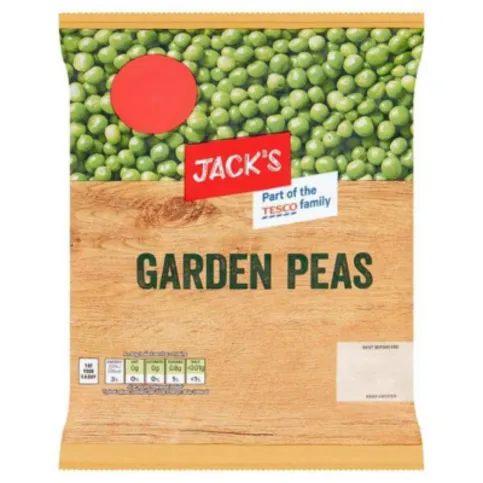 Jack's Frozen  Garden Pea's 500g