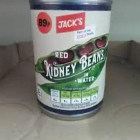 Jack's Red Kidney Beans in Water 400g