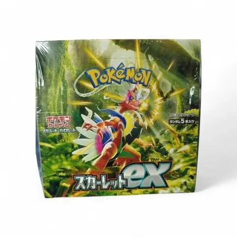 Japanese pokemon Scarlet ex (SV1S) booster card