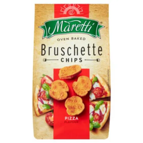 Maretti Pizza Flavour Oven Baked pizza flavour Bruschette Chips 70 g