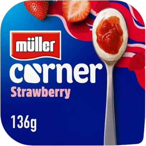 Muller corner strawberry creamy yogurt 136 g