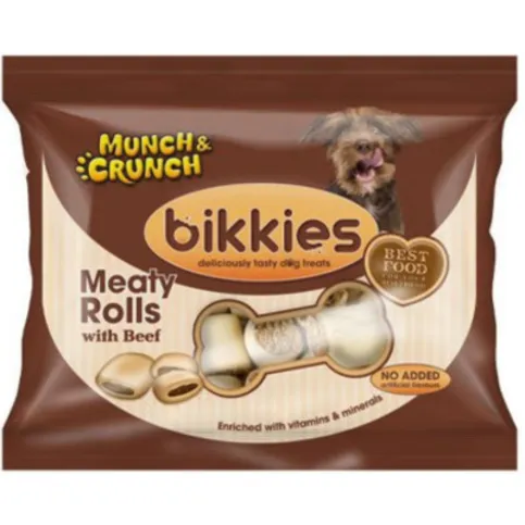 Munch & Crunch Meaty Rolls With Beef 300g