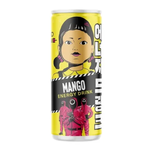 Netflix squid game Mango energy drink