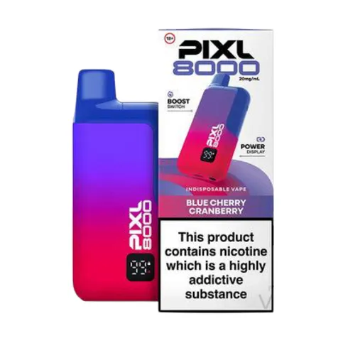 Pixl 8000 blue cherry cranberry vape