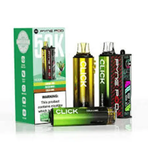 Pyne Pod Kit with 3 Flavours (Lemon Lime/Fresh Mint/Cola Lime) 50k Vape