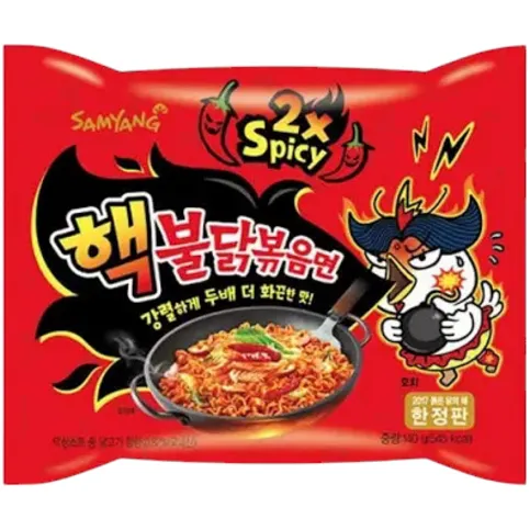 Samyang buldak hot chicken flavor ramen 2× spicy 140 g