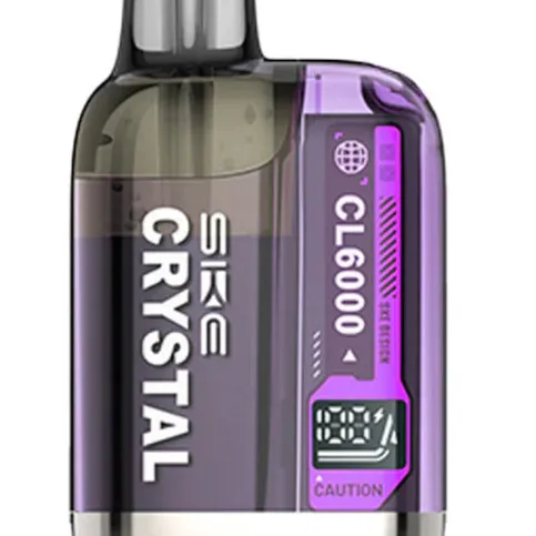 Ske Crystal 6000Puffs Strawberry Raspberry Cherry 