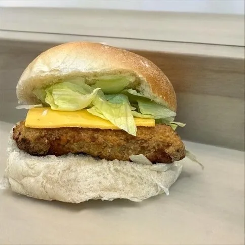Spicy chicken burger 