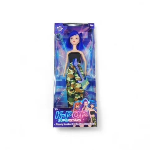 Viral K pop Superstars Doll with Black top