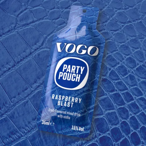 Vogo Raspberry Blast Party Pouch 35ml 15%Vol
