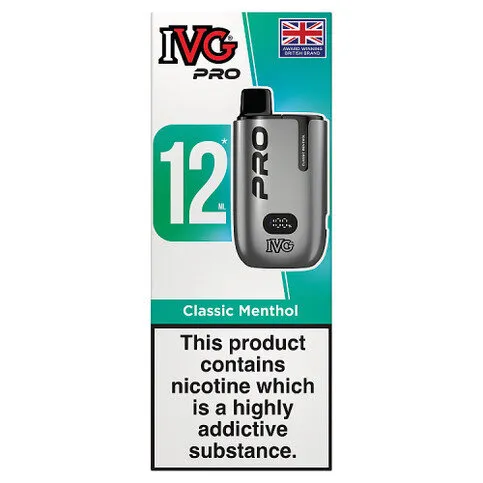IVG Pro 10K Prefilled 20 mg Vape Kit Classic Menthol