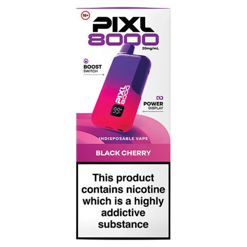 PIXL 8000 Prefilled Pod Kit Black Cherry 20mg
