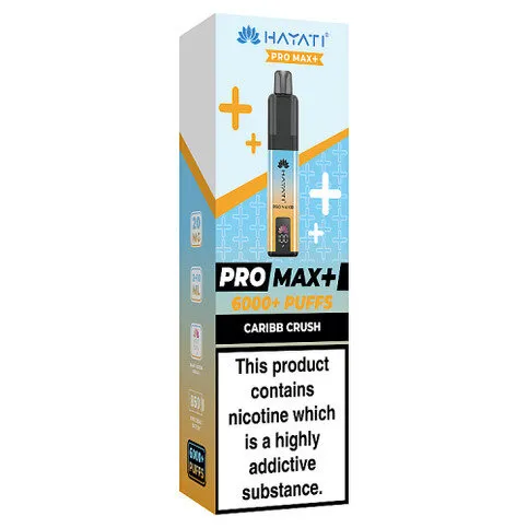 Hayati Pro Max+ 6K puffs Carribean Crush vape