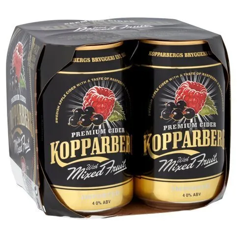 Kopparberg Premium Cider with Mixed Fruit 4 x 30ml