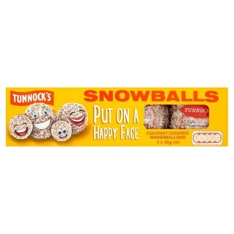 Tunnocks Snowballs 4 x 30g