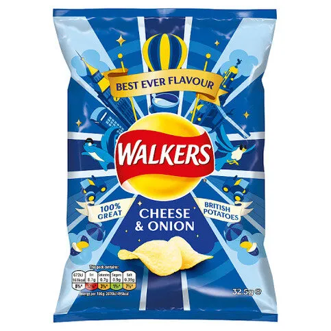 Walkers Cheese & Onion 32.5g